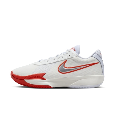 NIKE AIR ZOOM G.T. CUT ACADEMY EP 男運動籃球鞋-白紅-FB2598101