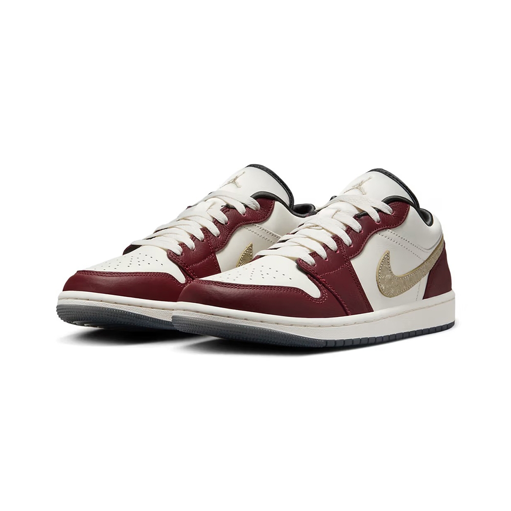 Nike Air Jordan 1 Low Year of the Dragon 龍年限定 酒紅 2024年 新年款 潮流款 女鞋 休閒鞋 FJ5735-100