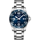 LONGINES 浪琴 官方授權 深海征服者浪鬼陶瓷潛水機械錶-藍x銀/41mm L3.781.4.96.6 product thumbnail 1