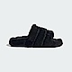 Adidas Adilette Essential W IF3964 女 涼拖鞋 厚底 毛絨絨 保暖 三葉草 全黑 product thumbnail 1