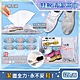 (買1送2超值組)日本小林百貨-免水洗去污亮白鞋靴清潔擦拭濕巾(12入)1包+送抹布1條+鞋刷1支 product thumbnail 1