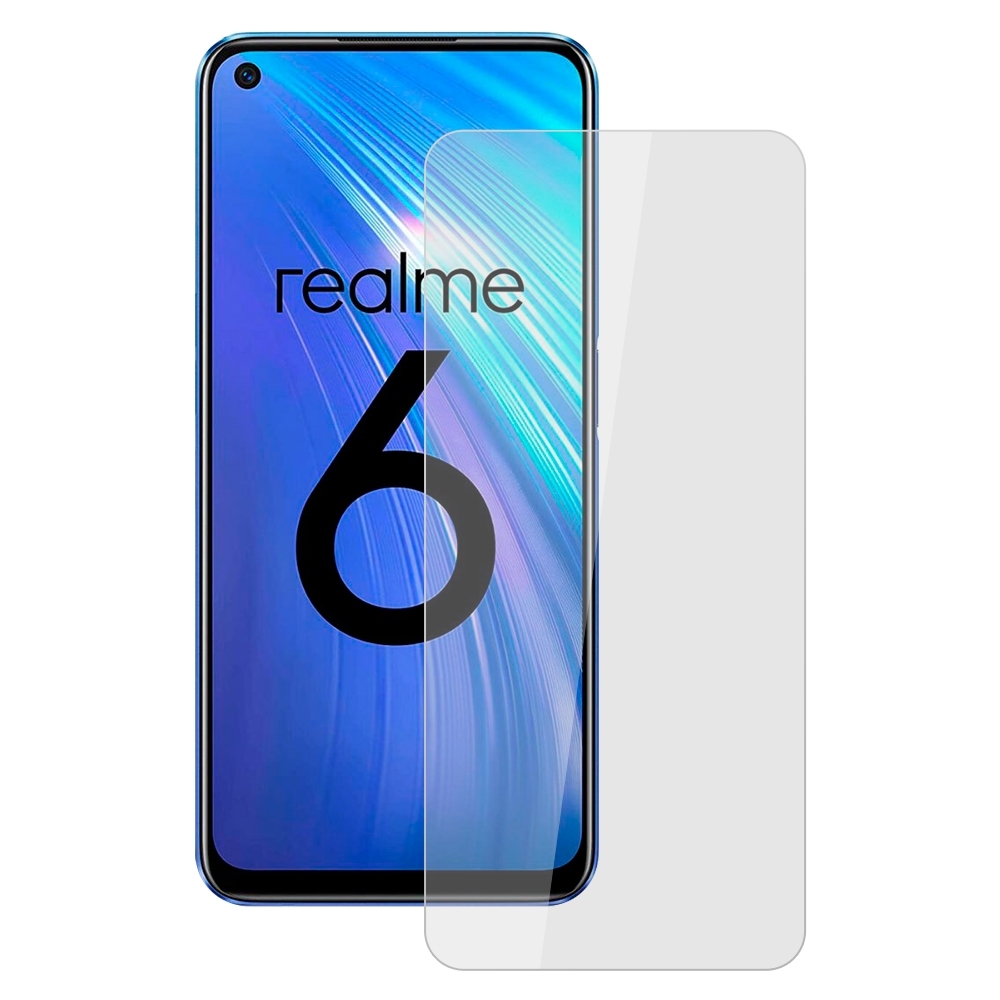 【Ayss】realme 6/6.55吋/2020/玻璃鋼化保護貼膜/二次強化/疏水疏油/四邊弧邊