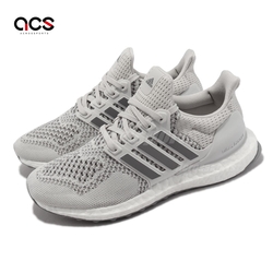 adidas 慢跑鞋 Ultraboost 1 W 女鞋 灰 白 緩震 馬牌輪胎大底 透氣 路跑 運動鞋 愛迪達 HQ4205