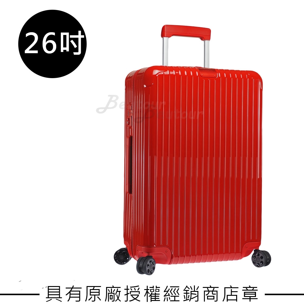 Rimowa Essential Check-In M 26吋行李箱(亮紅色)