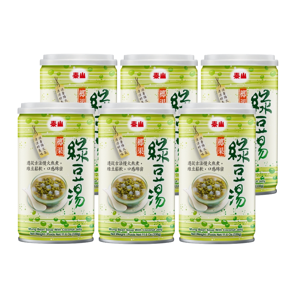泰山 綠豆椰果湯(330gx6入)