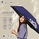 【雙龍牌】ELEGANT驅黑淨白自動傘水彩花卉超輕量防曬晴雨傘B7044_海軍藍 product thumbnail 1