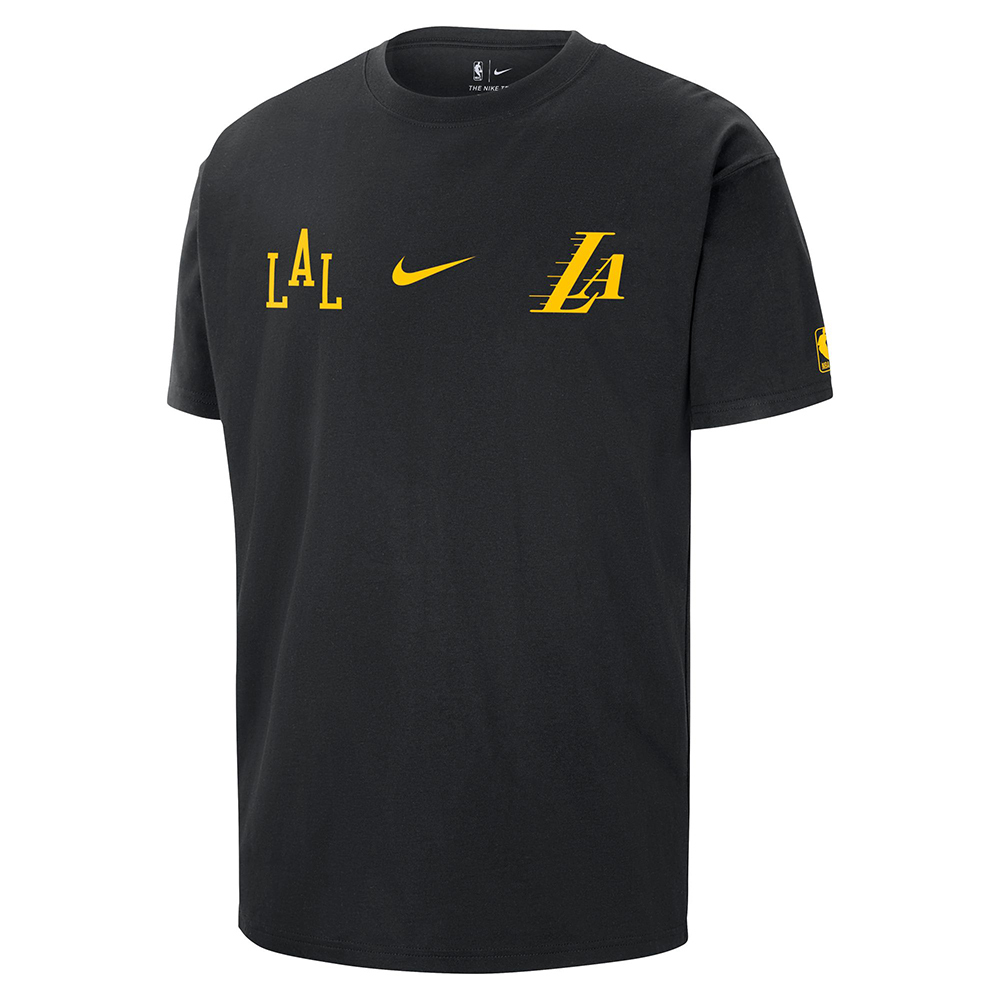 Nike AS LAL M NK CTS CE M90 SS TEE [FN2007-010] 男 短袖上衣 NBA 黑