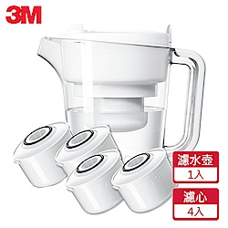 3M 經典款即淨長效濾水1壺+4濾心