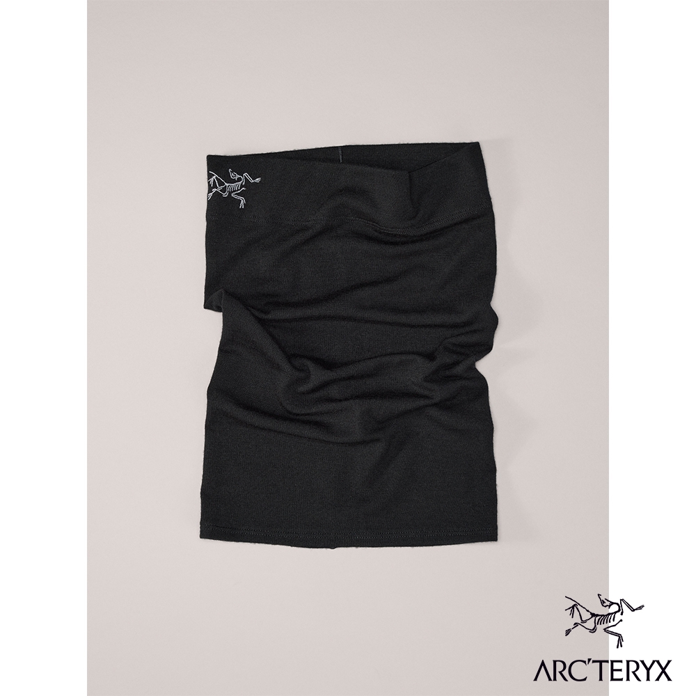 Arcteryx 始祖鳥 Rho 輕量羊毛圍脖 黑