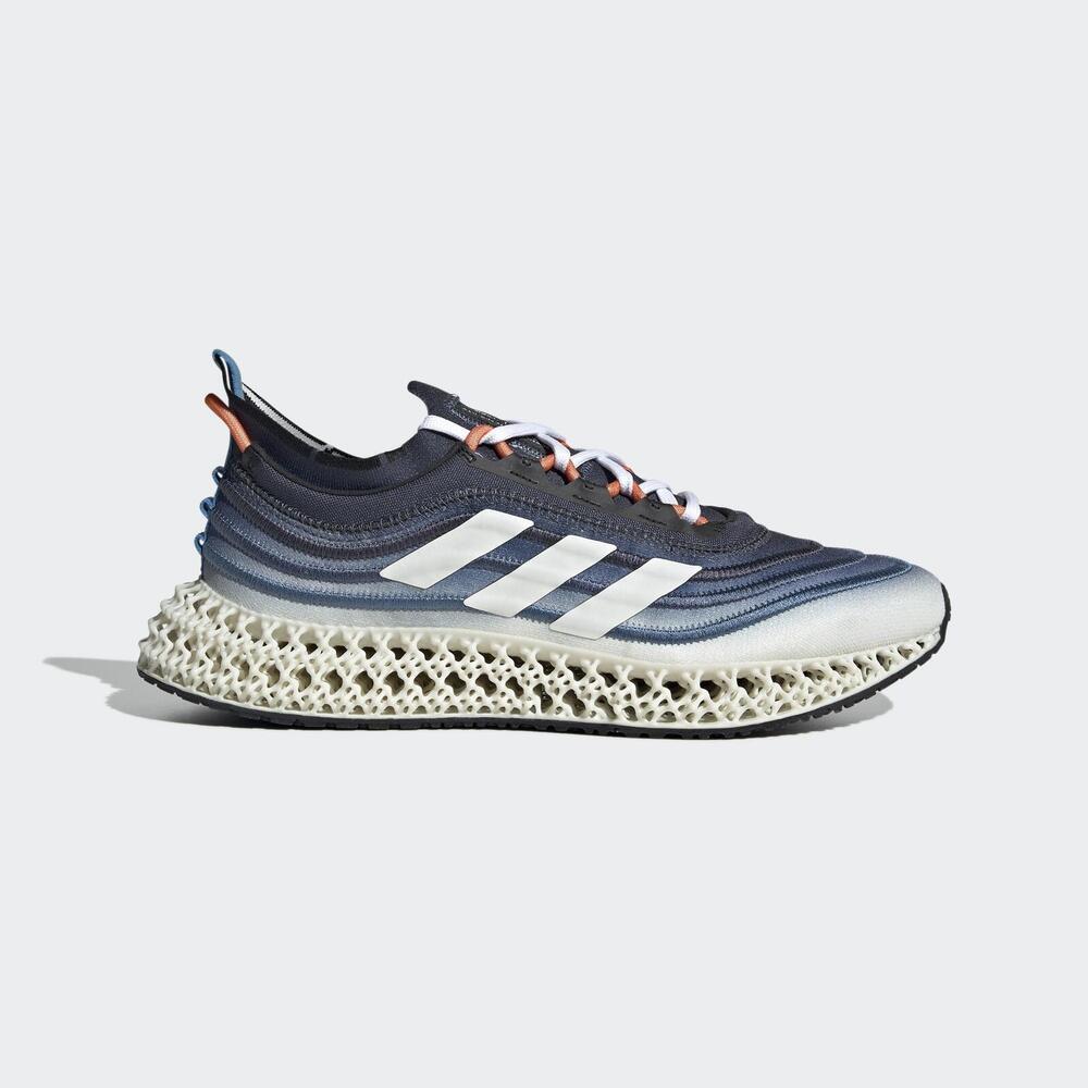 Adidas 4DFWD X Parley [GX6604] 男 慢跑鞋 運動 專業 路跑 4D中底 緩震 聯名 深藍