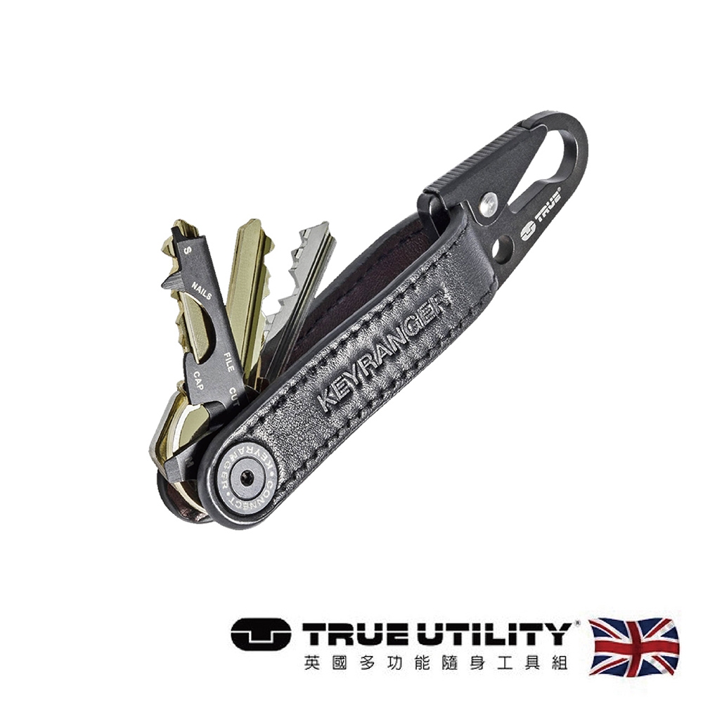 TRUE UTILITY 英國多功能皮革鑰匙圈工具扣環Keyranger(TU920)