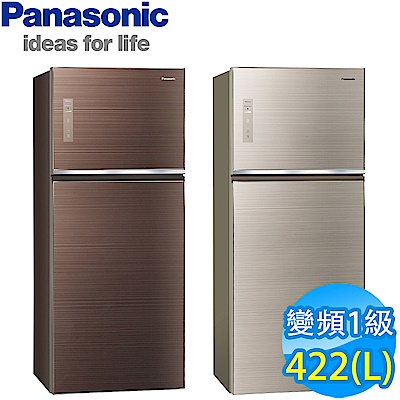 Panasonic國際牌 422L 1級變頻2門電冰箱 NR-B429TG