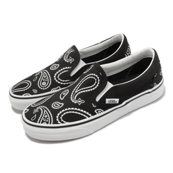 Vans 懶人鞋 Classic Slip-On 男鞋 女鞋 黑 變形蟲 腰果花 休閒鞋 VN0A5JMHB0E