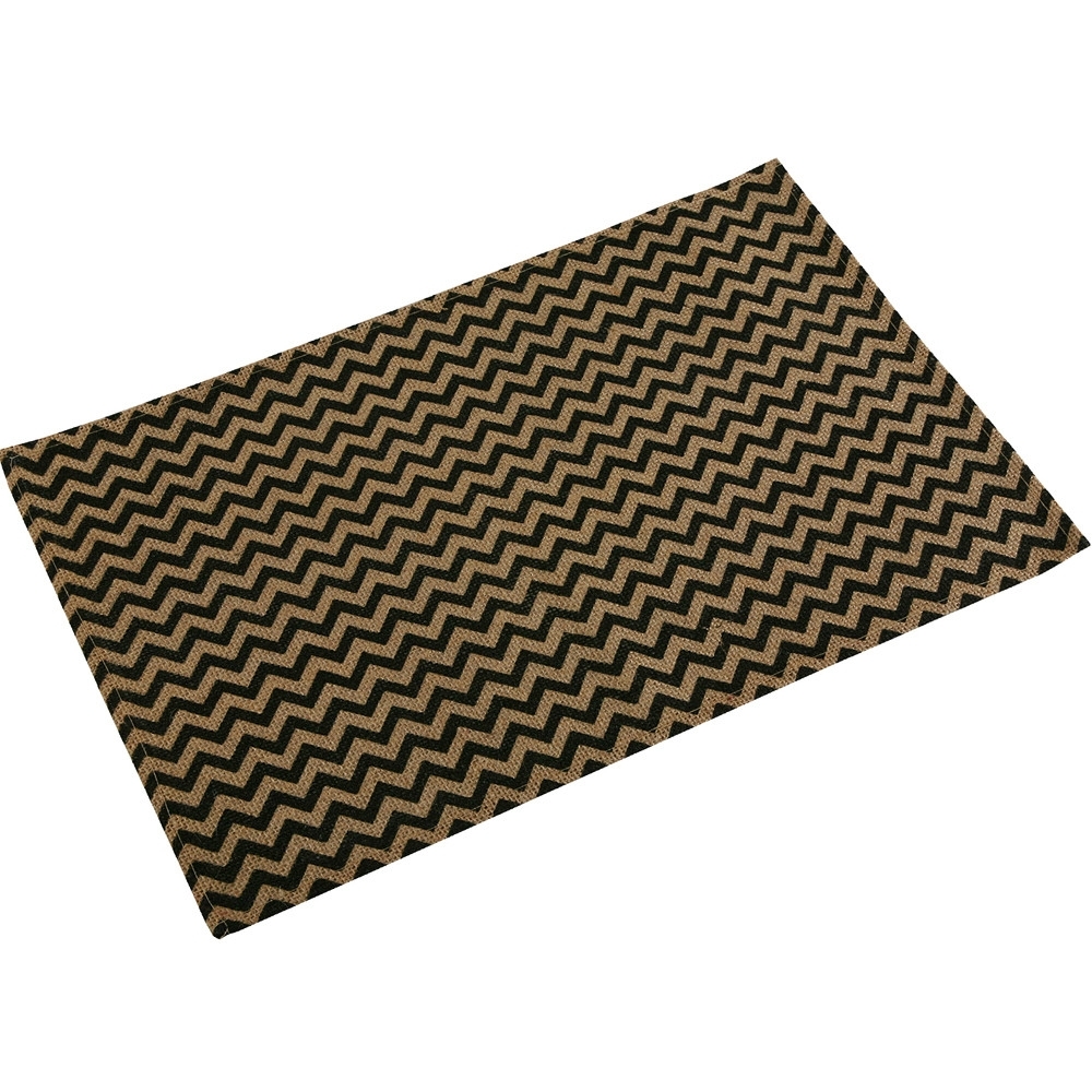 《VERSA》編織餐墊(黑折紋)