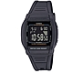 CASIO卡西歐 十年電力實用百搭經典黑數位錶(W-201-1B)/36mm product thumbnail 1