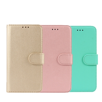 亞古奇 Samsung S9 柔軟羊紋二合一可分離式兩用皮套-金粉綠