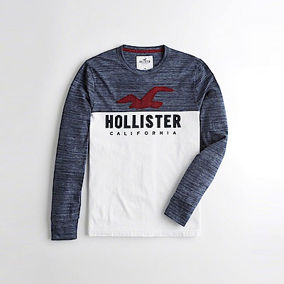 Hollister HCO 長袖 T恤 白 1097