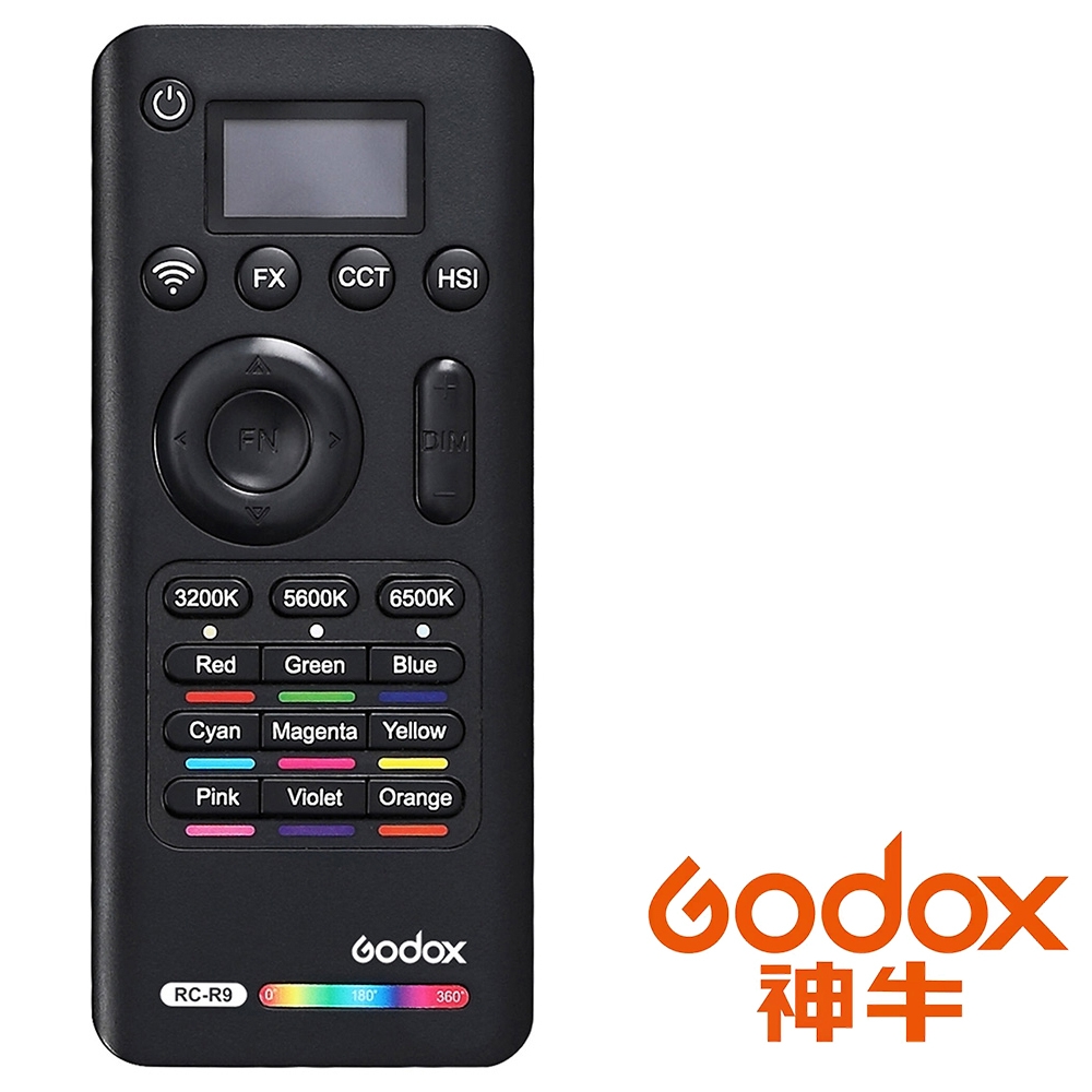 GODOX 神牛 RC-R9 RGB 遙控器 (公司貨) 適用 LC500R SZ150R TL60