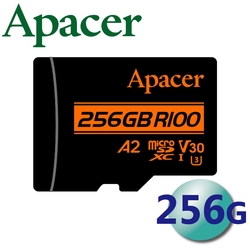 Apacer 宇瞻 256G 100MB/s microSDXC A2 U3 V30 記憶卡
