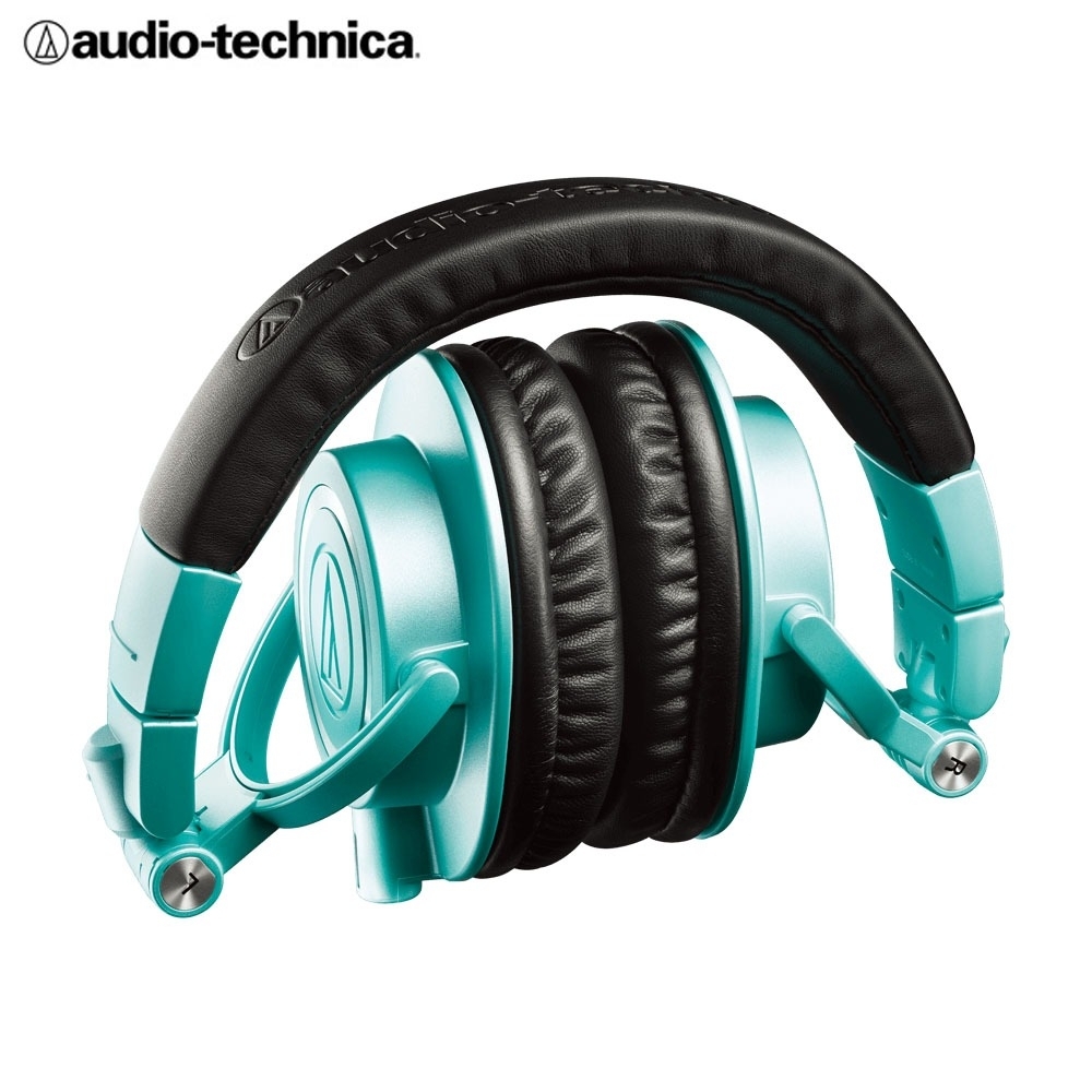 ATH-M50x IB 冰藍限定色專業監聽耳罩式耳機| Audio-Technica 鐵三角