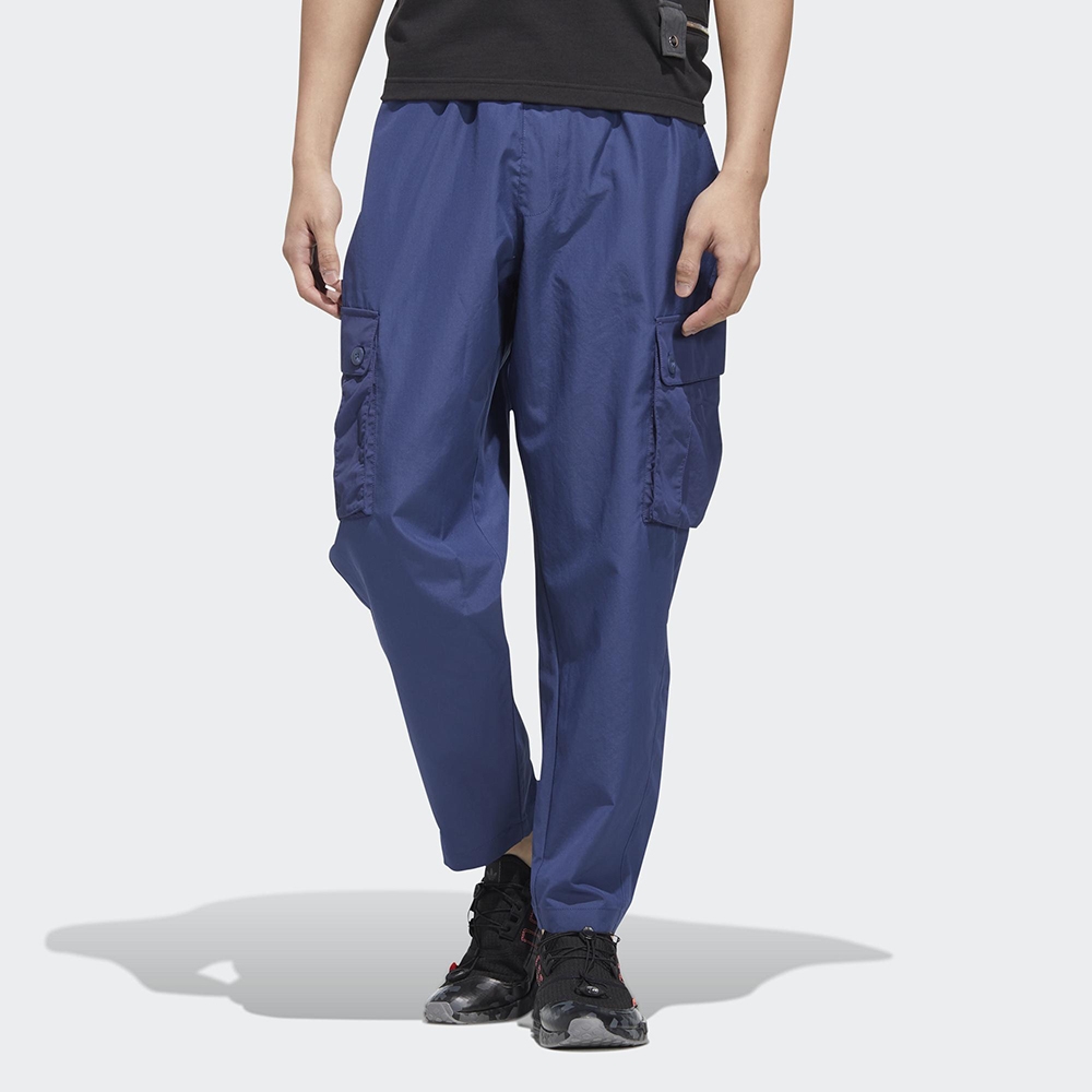 adidas 長褲 男款 運動長褲 三葉草 國際碼 WW CARGO PANT 2 藍 HM8005