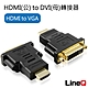 LineQ HDMI(公) to DVI(母)轉接器 product thumbnail 1