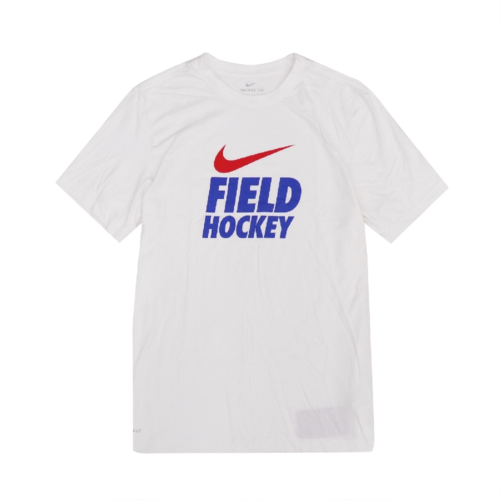 Nike T恤 Field Hockey Tee 男款 DRI-FIT 吸濕排汗 快乾 圓領 白 藍 561416100FHRR