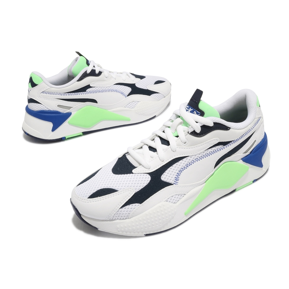 Puma 休閒鞋RS-X3 Millenium 男鞋海外限定復古厚底微增高穿搭推薦白藍