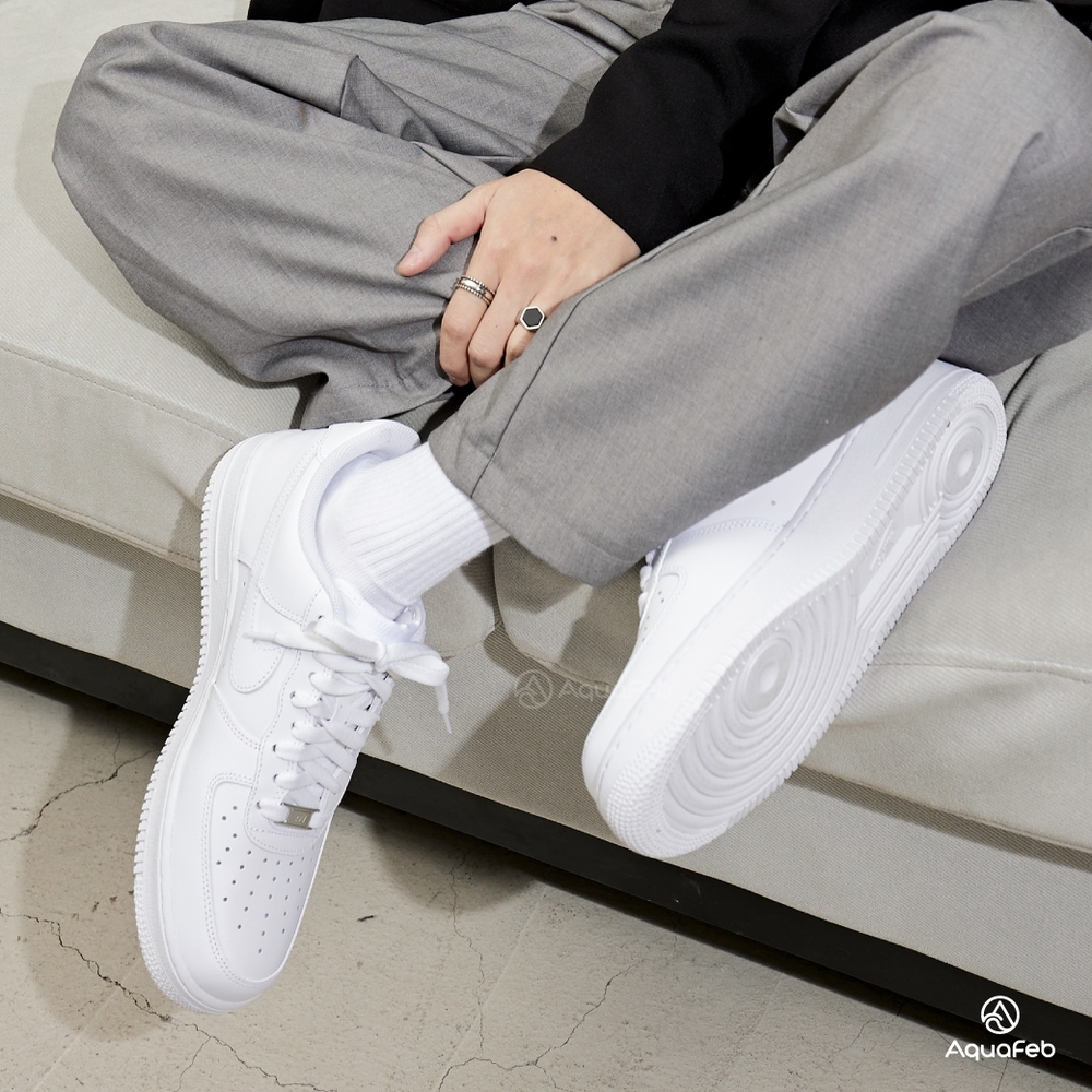 Nike Air Force 1 '07 男鞋白色經典簡約皮革休閒鞋CW2288-111 | 休閒鞋