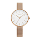 OBAKU 經典俐落現代女性錶-玫瑰金/36mm product thumbnail 1