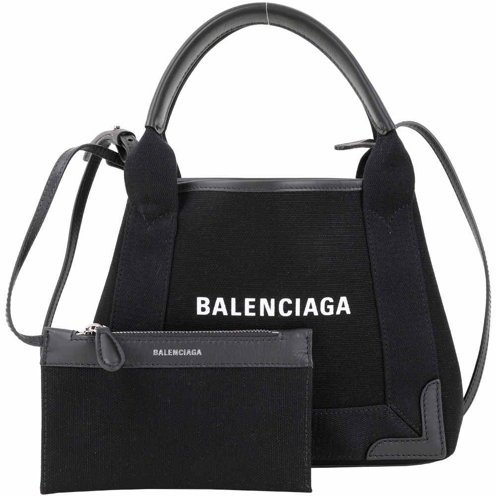 balenciaga navy cabas xs