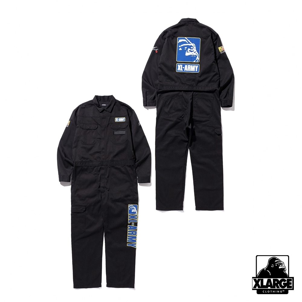 XLARGE JUMP SUIT連身工作裝-黑