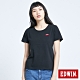 EDWIN 第七代 基本LOGO短袖T恤-女-黑色 product thumbnail 1