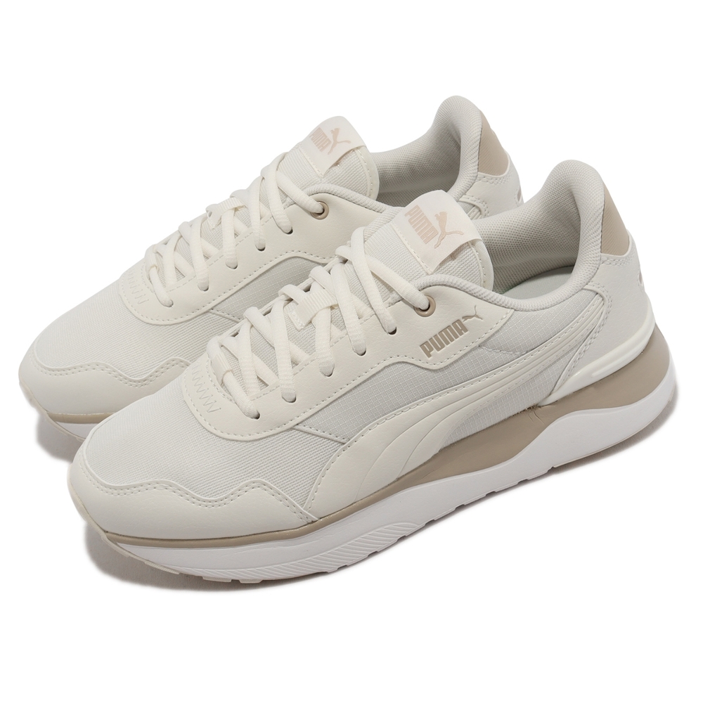 Puma 休閒鞋 R78 Voyage 女鞋 米白 香檳金 厚底 增高 復古  38072925