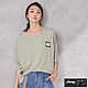 JEEP 女裝 天絲棉涼感寬版五分袖T恤 -綠色 product thumbnail 1