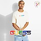 GUESS x J Balvin聯名 男裝撞色前後俏皮Logo短T,T恤-米白 原價1490 product thumbnail 1