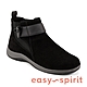 Easy Spirit - HADELY 絨布拉鍊短踝靴-黑色 product thumbnail 1