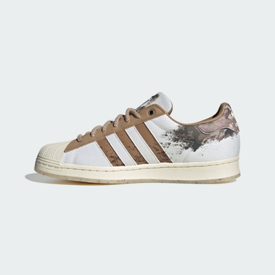 ADIDAS ORIGINALS SUPERSTAR 男休閒鞋-白/咖啡色-IG5976