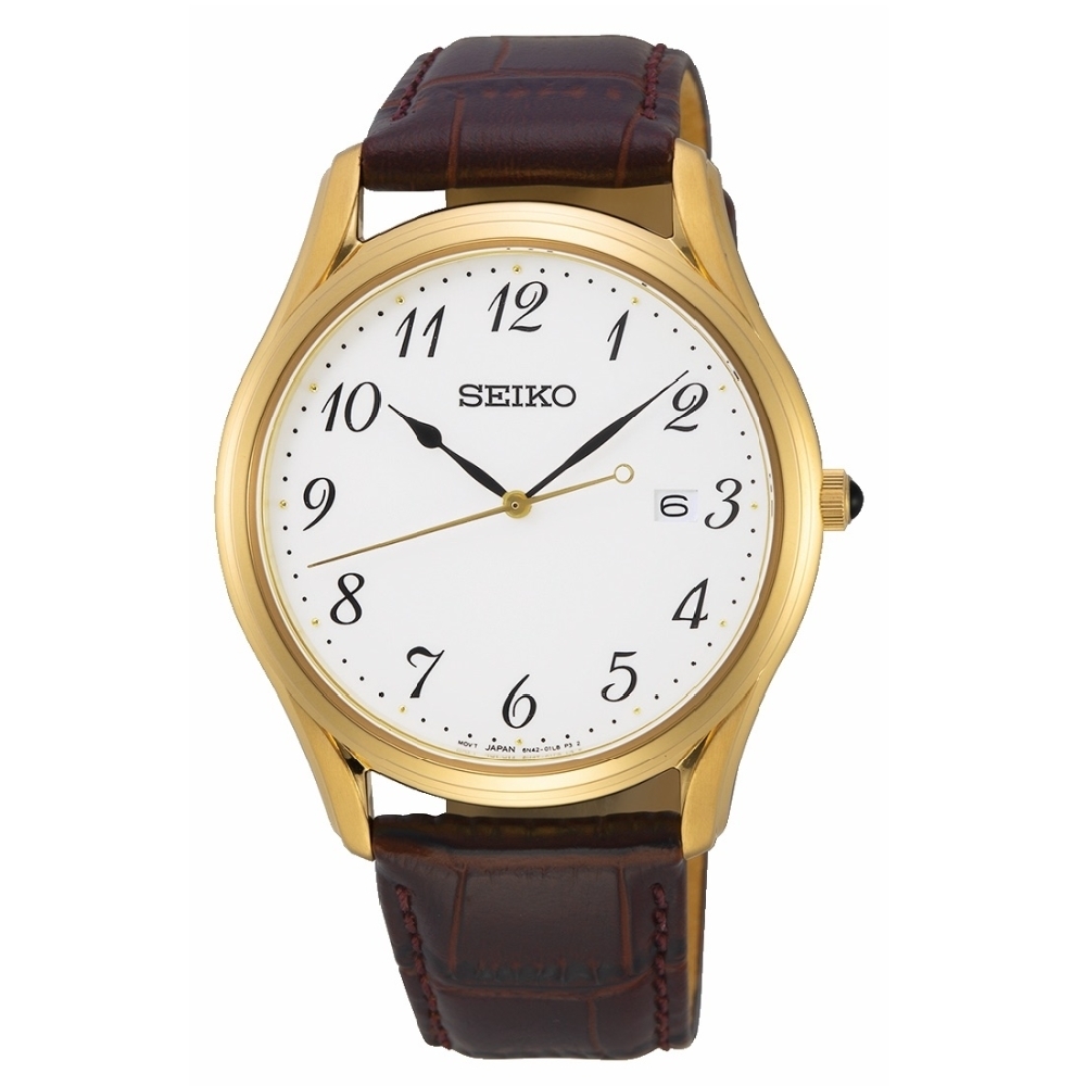 SEIKO 簡約風格經典腕錶6N42-00K0K(SUR306P1)