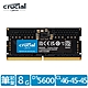 Micron Crucial NB-DDR5 5600/ 8G 筆記型RAM 內建PMIC電源管理晶片原生顆粒 product thumbnail 1
