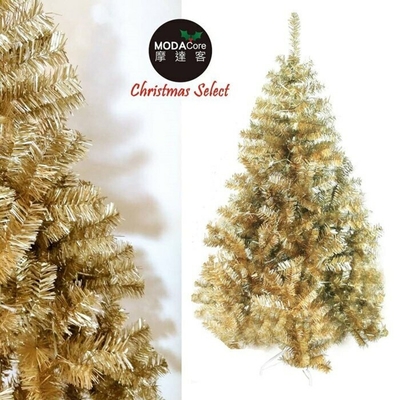 摩達客 台製豪華型15尺/15呎(450cm)氣質霧金聖誕樹 裸樹(不含飾品不含燈)本島免運費