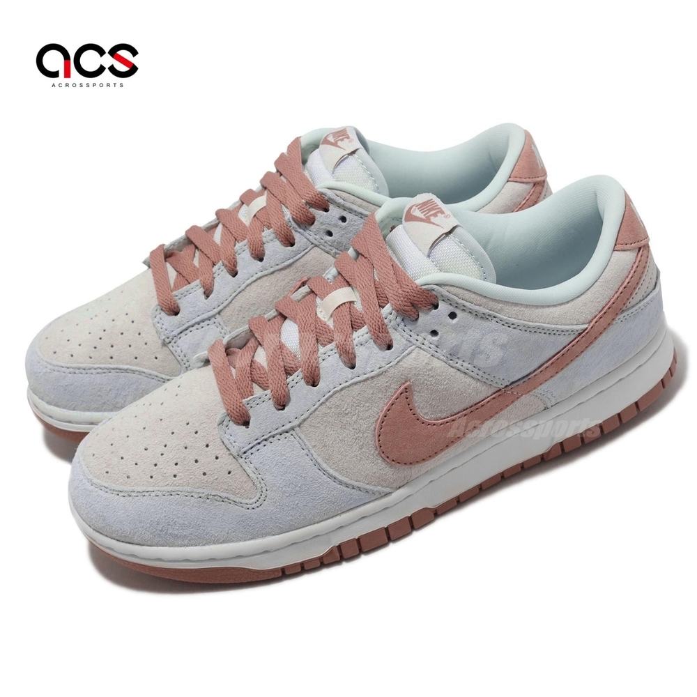 Nike 休閒鞋 Dunk Low Retro PRM 男鞋 女鞋 石灰 乾燥玫瑰粉 麂皮 低筒 經典鞋 DH7577-001