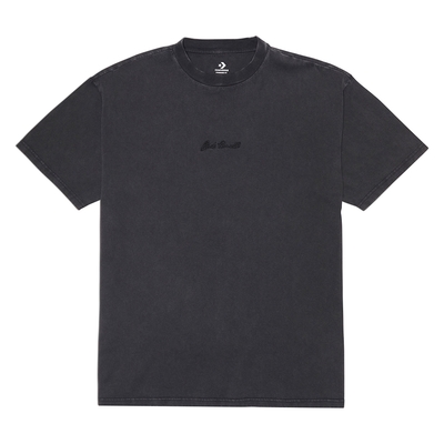 CONVERSE JACK PURCELL TEE BLACK 短袖上衣 男女 黑灰-10021630-A01