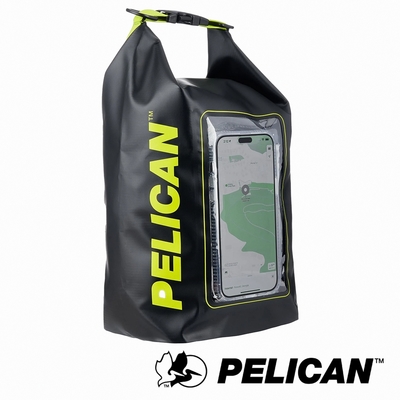 美國 Pelican 派力肯 Marine 陸戰隊 可觸控手機 5L 防水隨身包 - 亮黃黑色