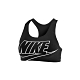 NIKE 女 中度支撐運動內衣 黑白 product thumbnail 1