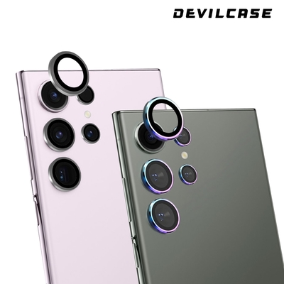 DEVILCASE Samsung Galaxy S24 Ultra 藍寶石鏡面鏡頭保護貼 - 五顆(不鏽鋼)