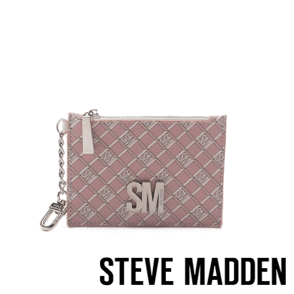 【加價購】STEVE MADDEN-BLUNAAA 3D LOGO零錢包卡夾-(三色任選)