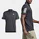 adidas Polo衫 3-Stripes 黑 白 男款 吸濕排汗 運動 三線 愛迪達 HS3269 product thumbnail 1