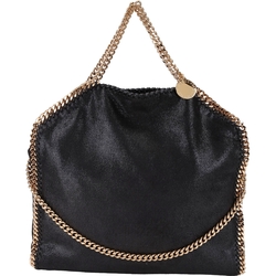 Stella McCartney Falabella Shaggy 金鍊手提/肩背兩用包(黑色)