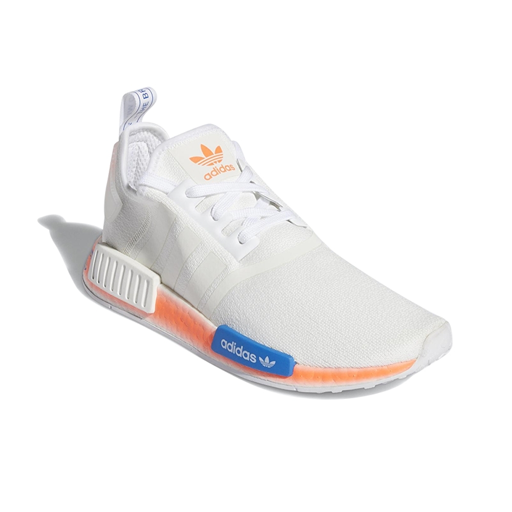 ADIDAS NMD_R1 男女 慢跑鞋 白橘藍 FV7852